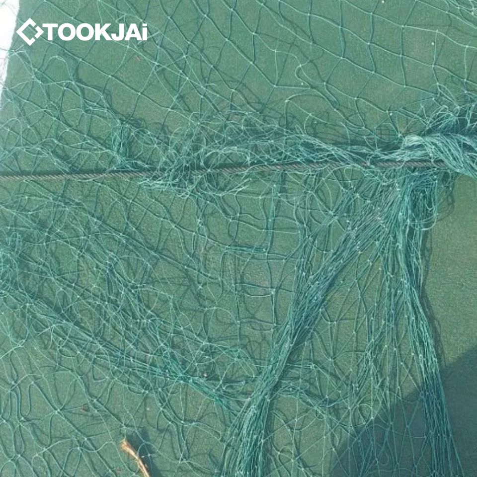 ตาข่ายอวนเขียว 1.2 เมตร × 15 หลา 16 ตา ราคาถูก ส่งฟรี เก็บเงินปลายทาง