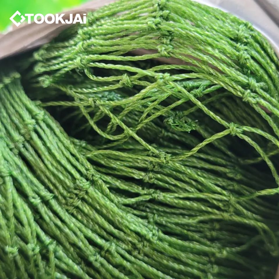 ตาข่ายอวนเขียว 1.2 เมตร × 15 หลา 16 ตา ราคาถูก ส่งฟรี เก็บเงินปลายทาง