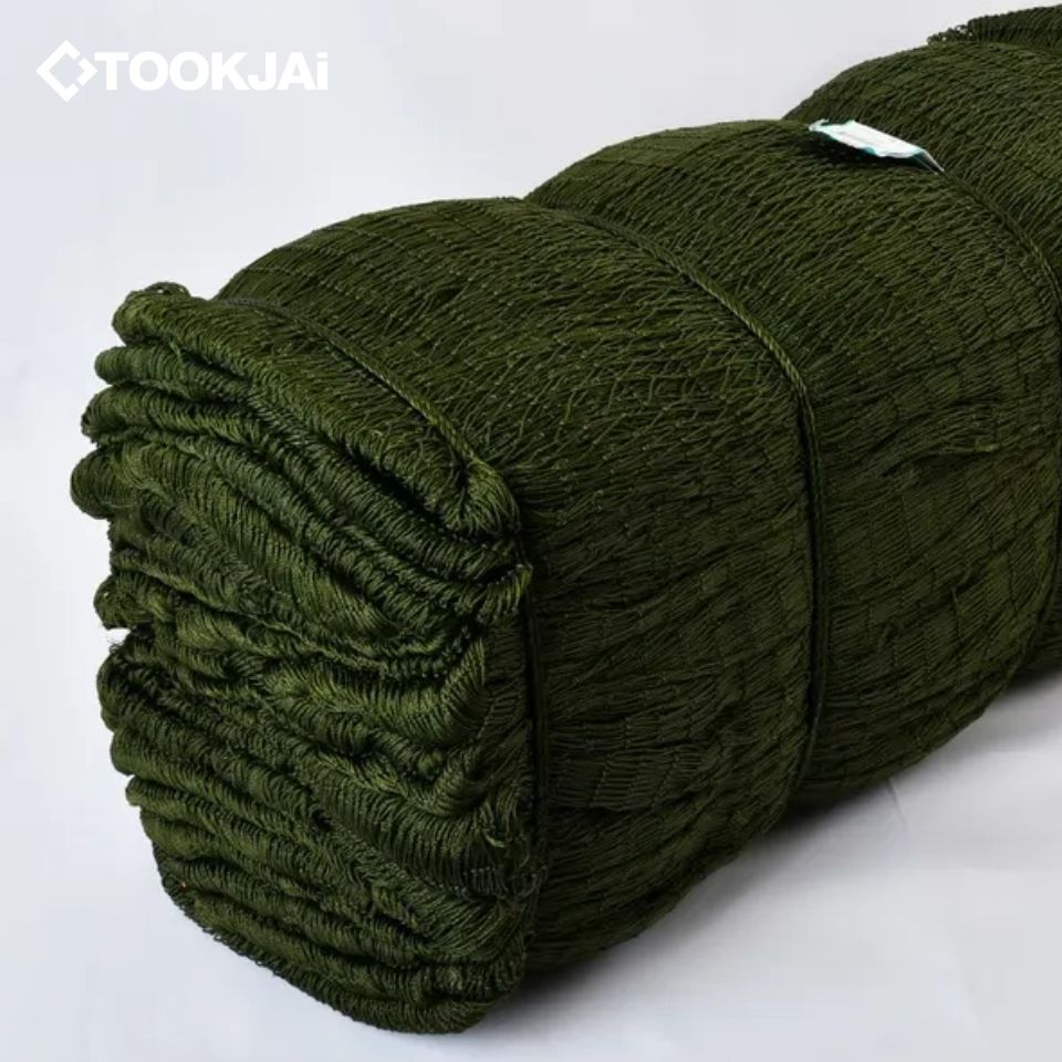 ตาข่ายอวนเขียว 1.2 เมตร × 15 หลา 16 ตา ราคาถูก ส่งฟรี เก็บเงินปลายทาง